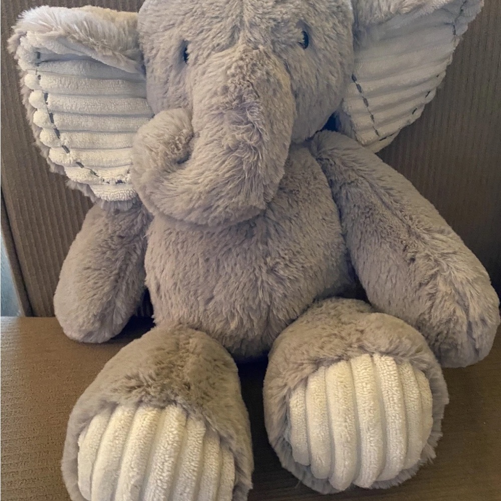 Lambs & Ivy Gray Plush Elephant Toy